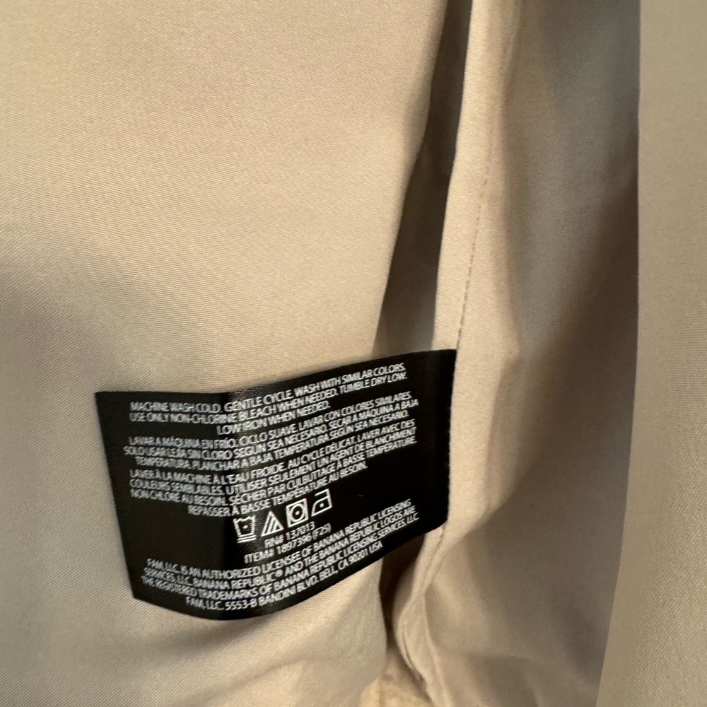 Banana Republic Light taupe Utility Jacket - Picture 7 of 7